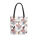 IPhone Tough Cases Tote Bag Throw Pillow: Student Design, Books, Floral, Back To School thumbnail 7