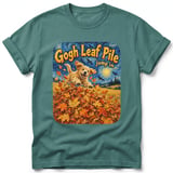Gogh Leaf Pile ~ Comfort Colors Premium Tee thumbnail 8