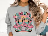 Bingo Night Flamingos Sweatshirt thumbnail 3
