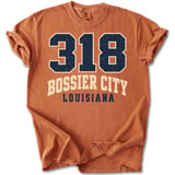 318 Bossier City Louisiana Tee thumbnail 2
