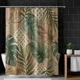 Woven Monstera Tropical Digital Design Size Bundle Png thumbnail 10