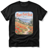 Poppy Field Stroll ~ Comfort Colors Premium Tee thumbnail 1