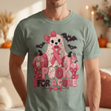 Faux Patchwork Spooky For A Cure Tee thumbnail 17
