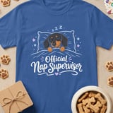 Official Nap Supervisor Dachshund Tee thumbnail 3