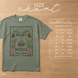 Moby Dick Embroidered Book Cover Tee thumbnail 2