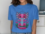 Adorable Libra Axolotl Graphic T-Shirt thumbnail 10