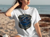 US Air Force T-Shirt, Patriotic Military Veteran Gift, F-22 F-35 B-2 MQ-9 Aviation Enthusiast Tee, American Airman USAF Shirt thumbnail 6