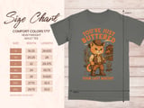Buttered Your Last Biscuit Cowboy Cat Tee thumbnail 11