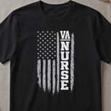 VA Nurse American Flag Tee thumbnail 5