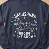 Dachshund Through The Snow Tee thumbnail 6