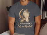 Powered by Cats and Moonlight Tee or Sweatshirt thumbnail 6