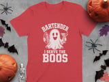 Bartender I Serve The Boos Tee thumbnail 2