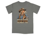 Sun-Bleached Chambray Cowgirl Tee thumbnail 1