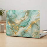 Mint Gold Marble MacBook Case thumbnail 4