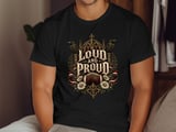 Loud And Proud Football Tee or Sweatshirt thumbnail 11