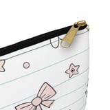 Kawaii Stationery Pattern Backpack, Aesthetic Spiral Notebook, & Accessory Pouch | Cute School Supplies for Students thumbnail 14