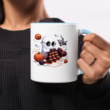 Halloween Mug, Knitting Ghost Mug, Funny Ghost Mug, Fall Mug, Halloween Coffee Mug, Autumn Mug, Cute Cat Mug, Pumpkin Mug, Halloween Gift thumbnail 5
