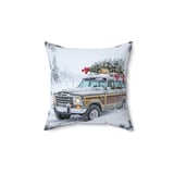 Wagoneer Christmas Pillows, Grand Wagoneer Pillow Cases, Holiday Waggy Decor, Classic Car Art, SUV Pillows, Winter Decor for Auto thumbnail 3