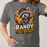 Randy Food Critic Raccoon Tee thumbnail 5
