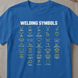 Welding Symbols Chart Tee thumbnail 1