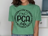 PCA Life Compassion Courage Caffeine Tee thumbnail 8
