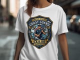 US Coast Guard Sailor T-Shirt | Semper Paratus Est. 1790 Military Veteran Gift Tee | Patriotic Nautical Emblem Apparel thumbnail 7