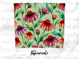 Echinacea Tumbler Wrap PNG Digital Design, Watercolor Floral 20oz Skinny Tumbler Sublimation Seamless File, Instant Download thumbnail 14