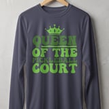 Pickleball Sport-Tek Long Sleeve Tee, Queen of the Pickleball Court, Outdoor Performance Sun Shield Shirt thumbnail 5