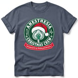 Anesthesia Christmas Crew T-Shirt thumbnail 5