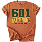 601 Hattiesburg Mississippi Tee thumbnail 1