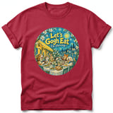 Let's Gogh Eat ~ Comfort Colors Premium Tee thumbnail 2