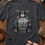 Camping Queen Bear Tee thumbnail 1