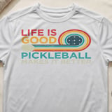 Pickleball Sport-Tek Performance Tee, Life Is Good Pickleball Makes It Better, Performance Court Apparel thumbnail 10