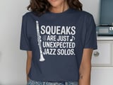 Clarinet Squeaks Are Just Unexpected Jazz Solos Tee thumbnail 9