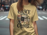 Grace For The Chaos Other, Christian New Mom Gift, Faith Baby Shower, Cozy Parenthood Design, Distressed Scripture Art thumbnail 2