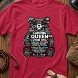 Camping Queen Bear Tee thumbnail 4