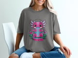 Adorable Libra Axolotl Graphic T-Shirt thumbnail 6