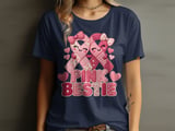 Pink Bestie Faux Patchwork Tee thumbnail 14