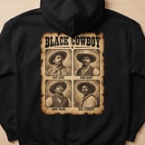 Black Cowboy Hoodie thumbnail 2