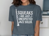 Clarinet Squeaks Are Just Unexpected Jazz Solos Tee thumbnail 11