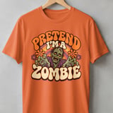 Pretend I'm A Zombie Tee thumbnail 3