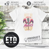 Meet Me Where The Music's Loud PNG, Retro Vintage Microphone Sublimation Design, Concert Festival Party Vibe Digital Download thumbnail 3