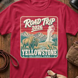 Road Trip 2026 Yellowstone Tee thumbnail 4