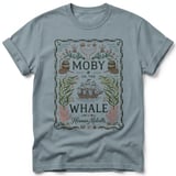 Moby Dick Embroidered Book Cover Tee thumbnail 12