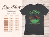 Illinois The Prairie State Est. 1818 Graphic Tee thumbnail 14