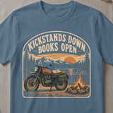 Kickstands Down Books Open Tee thumbnail 2