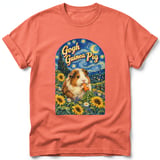 Gogh Guinea Pig ~ Comfort Colors Premium Tee thumbnail 4