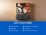 Abstract Geometric Pattern Velveteen Blanket, Woven Blanket, Throw Pillows - Modern Mid-Century Home Decor Gift thumbnail 12