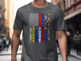 First Responder American Flag Tee thumbnail 4