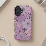 Vintage Lilac Floral MagSafe® Phone Case thumbnail 5